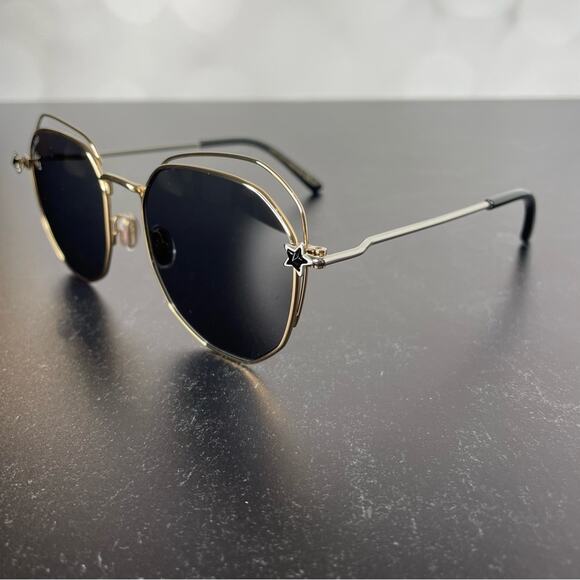 Jimmy Choo FRANNY/S J5G/IR Oval Gold Full Rim Sunglasses Women’s Sz 54-19-150 main image 8